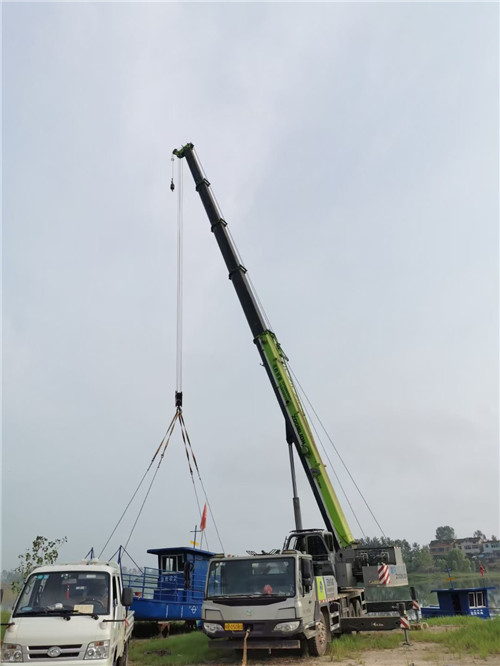 偃师市桥梁建设吊装案例